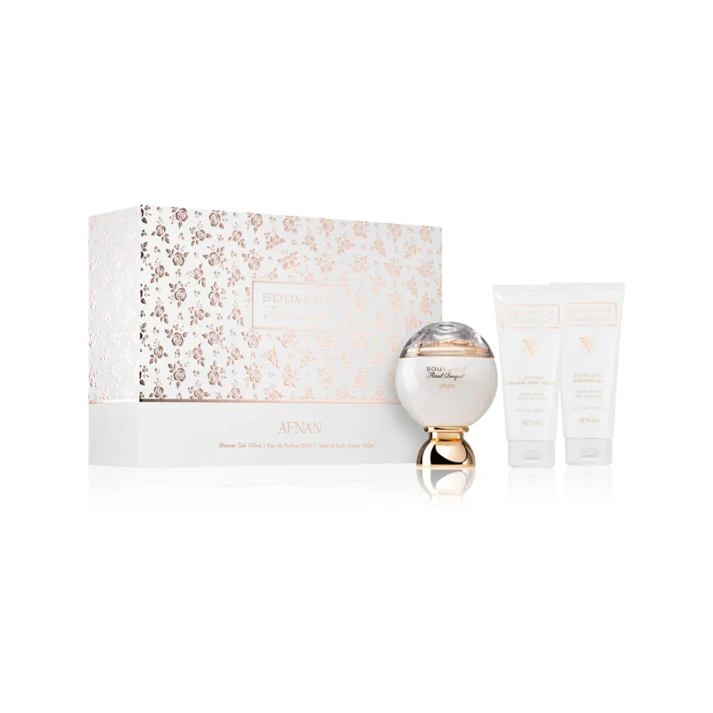 Afnan Souvenir Floral Bouquet Set De Regalo